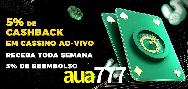 Promoções do cassino ao Vivo aua777
